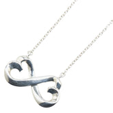 ティファニー ダブルラビングハート ネックレス SV925 シルバー レディース TIFFANY&Co. 【中古】